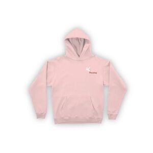 Pleasing Elegant Pink Hoodie Sweater - Preloved